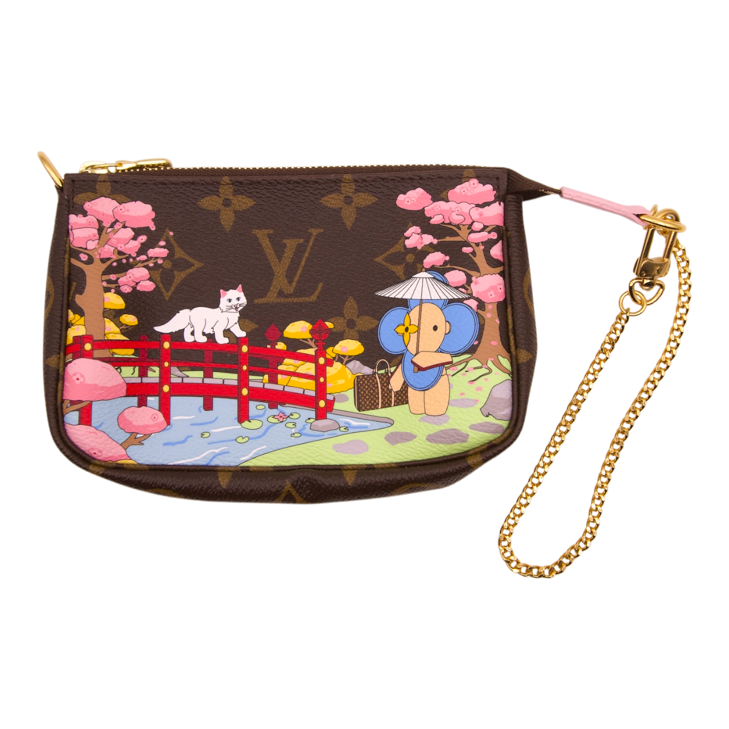 Louis Vuitton Vivienne Sakura Mini Pochette Wallet
