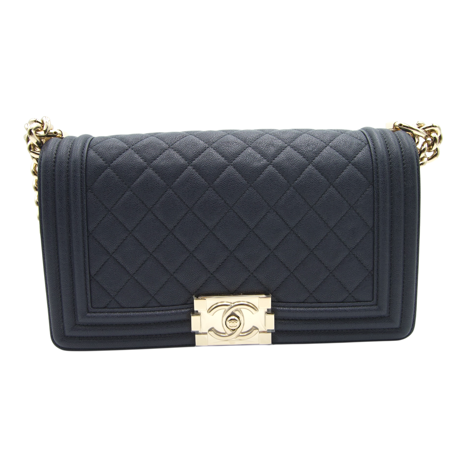 Chanel Boy Bag Medium Blue