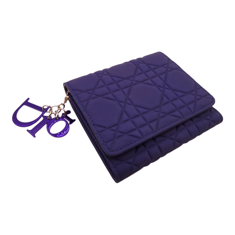 Dior Lady Dior Violet Wallet