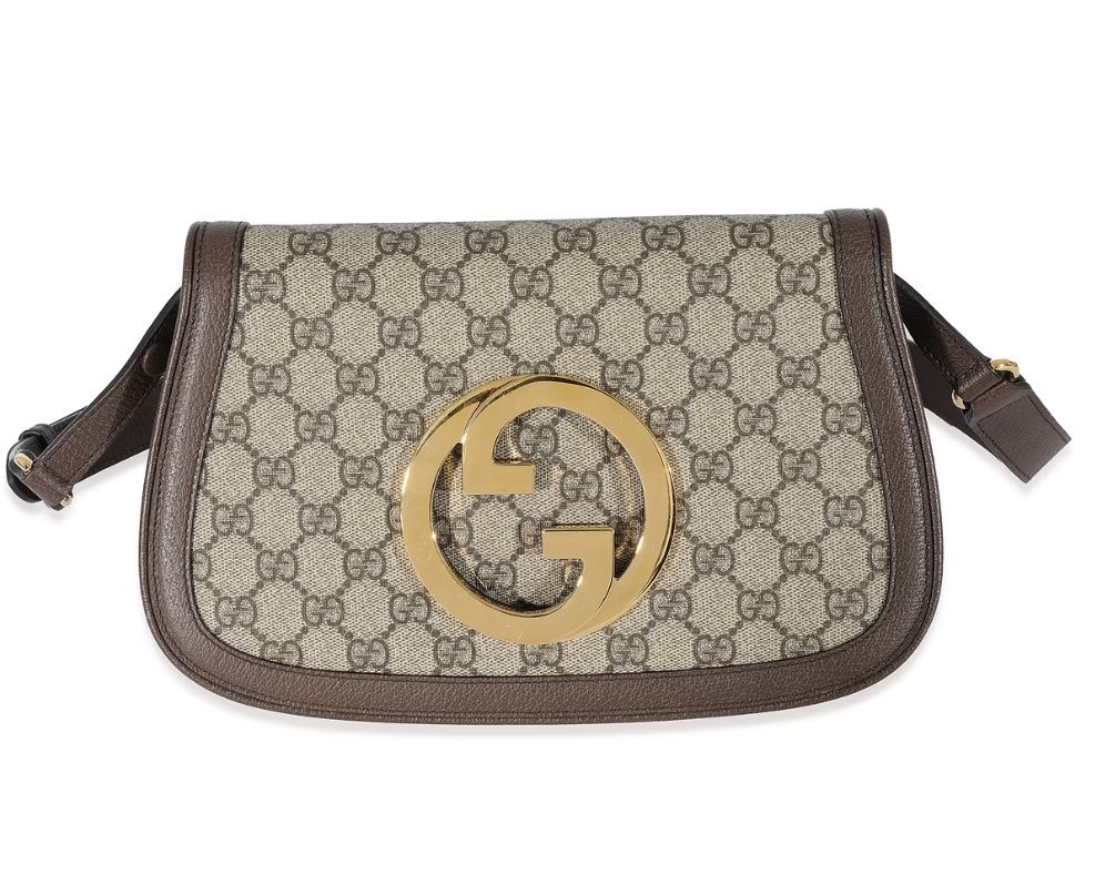 Gucci Blondie Small Shoulder Bag Brown Leather
