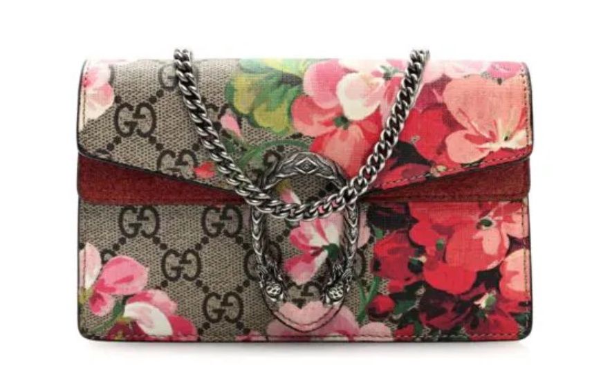 Gucci GG Blooms Super Mini Dionysus Shoulder Bag