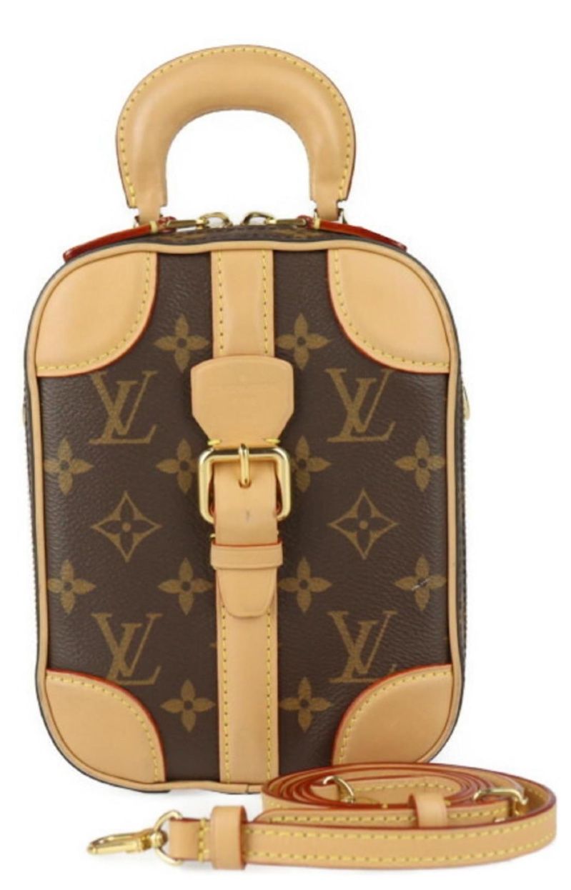 Louis Vuitton Vallisette Vertical Handbag Monogram Canvas