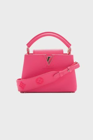 Louis Vuitton Capucines Mini Neon Pink Taurillon Leather