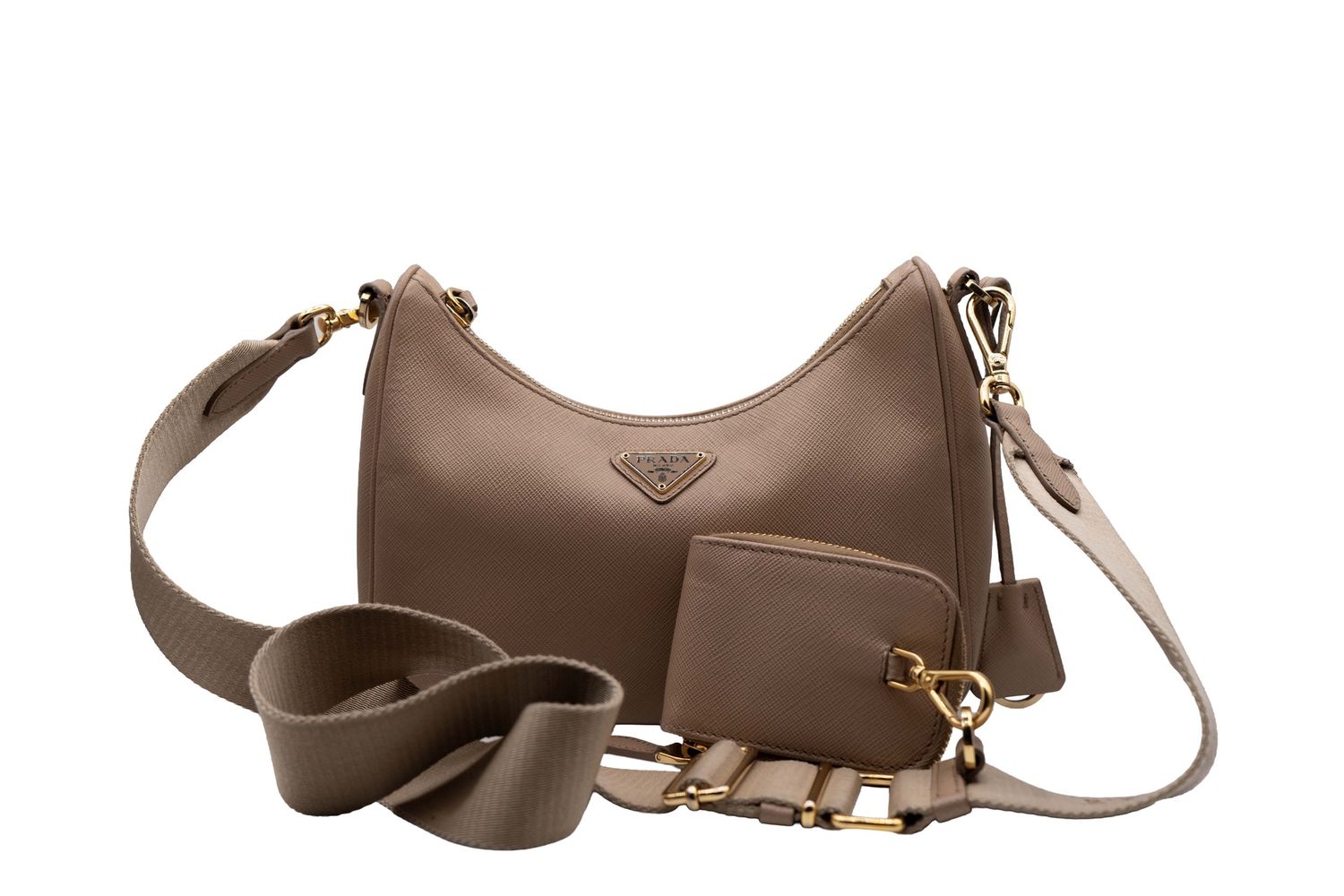 Prada Saffiano Leather Beige