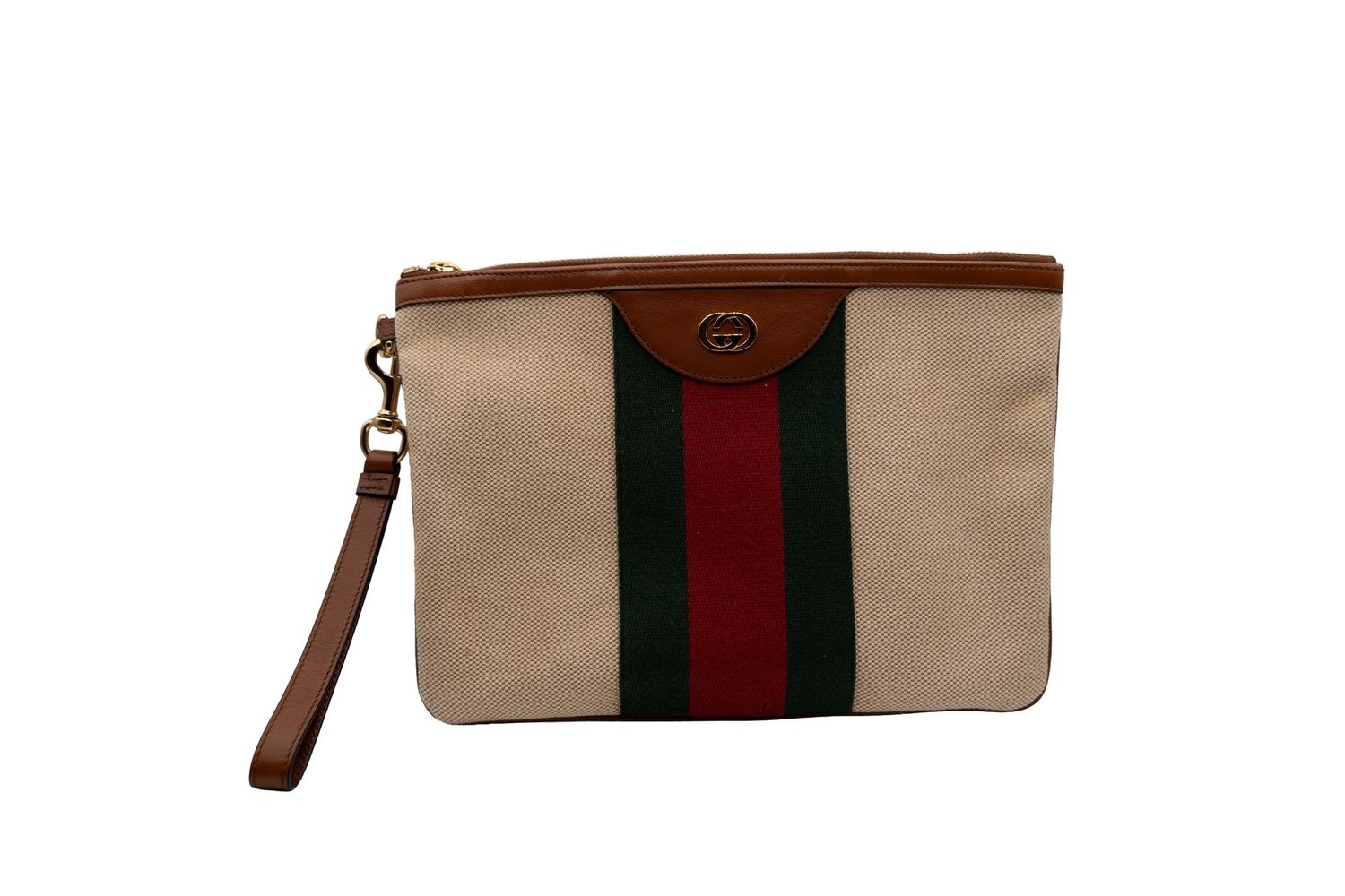 Gucci Vintage GG Sherry Line Clutch