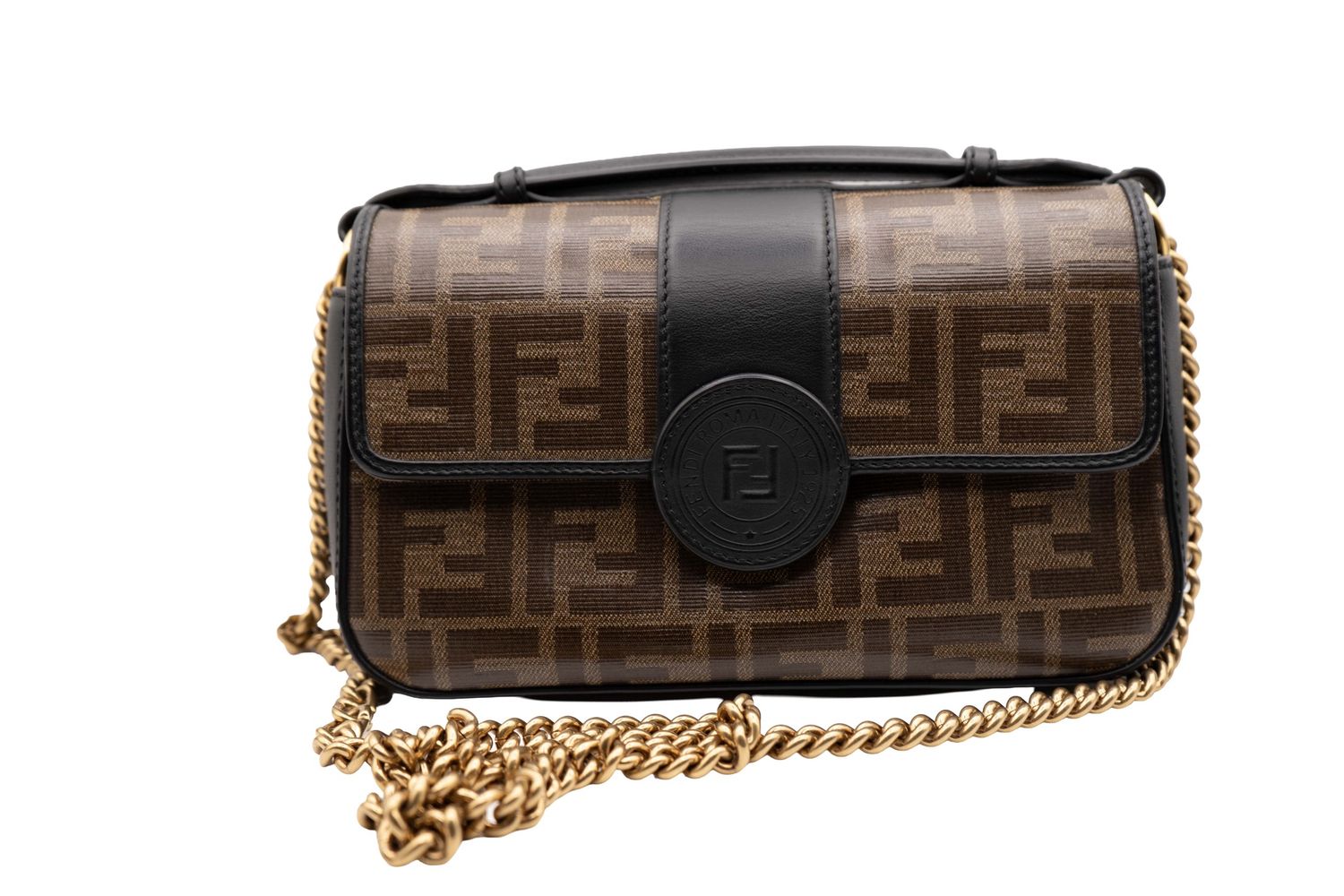 Fendi  Double F Zucca Black