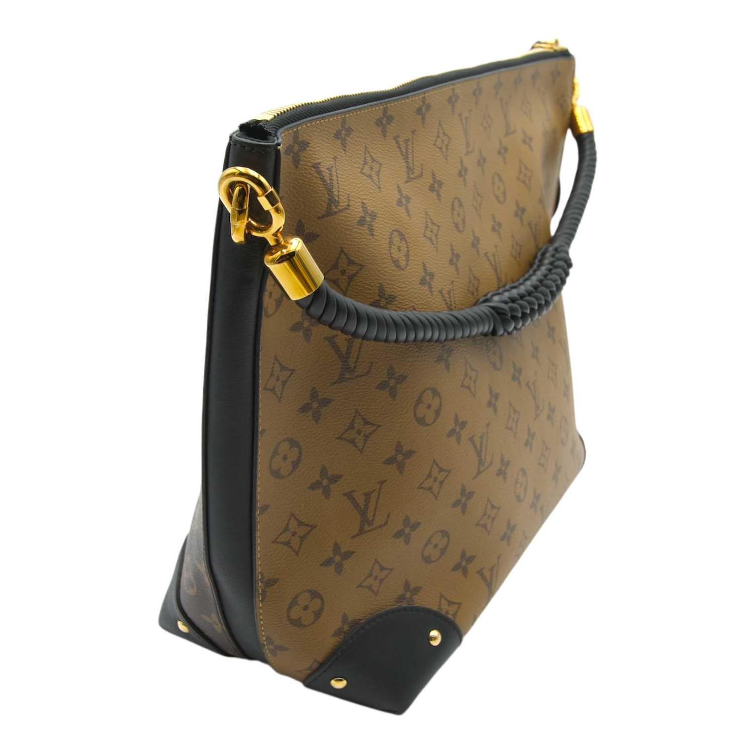 Louis Vuitton Triangle Softy Reverse Monogram Bag