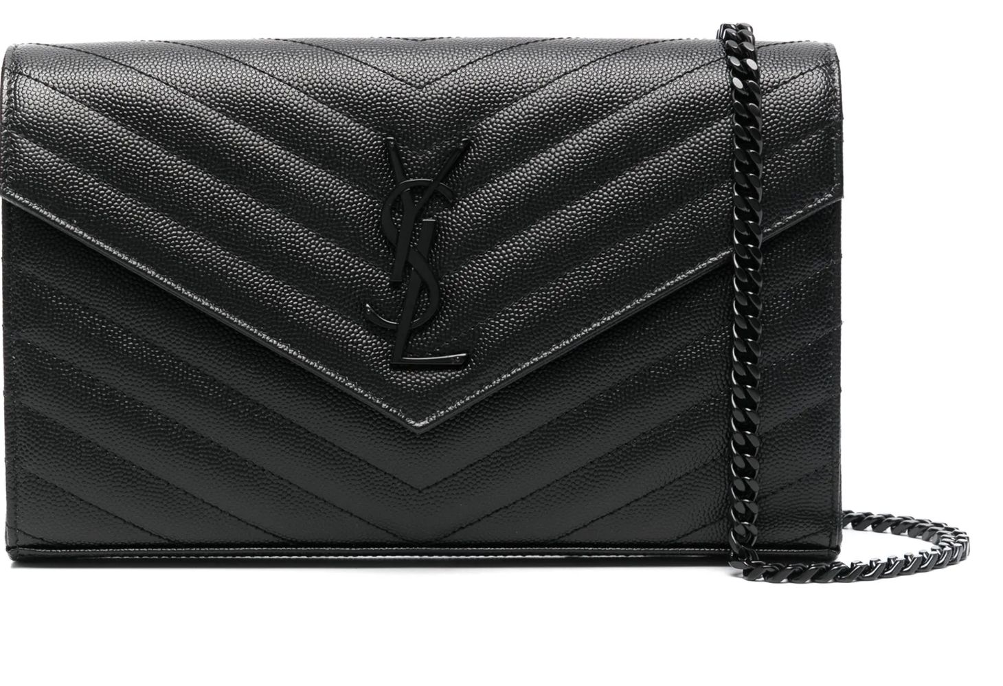 Saint Laurent Cassandre Matelassé Black