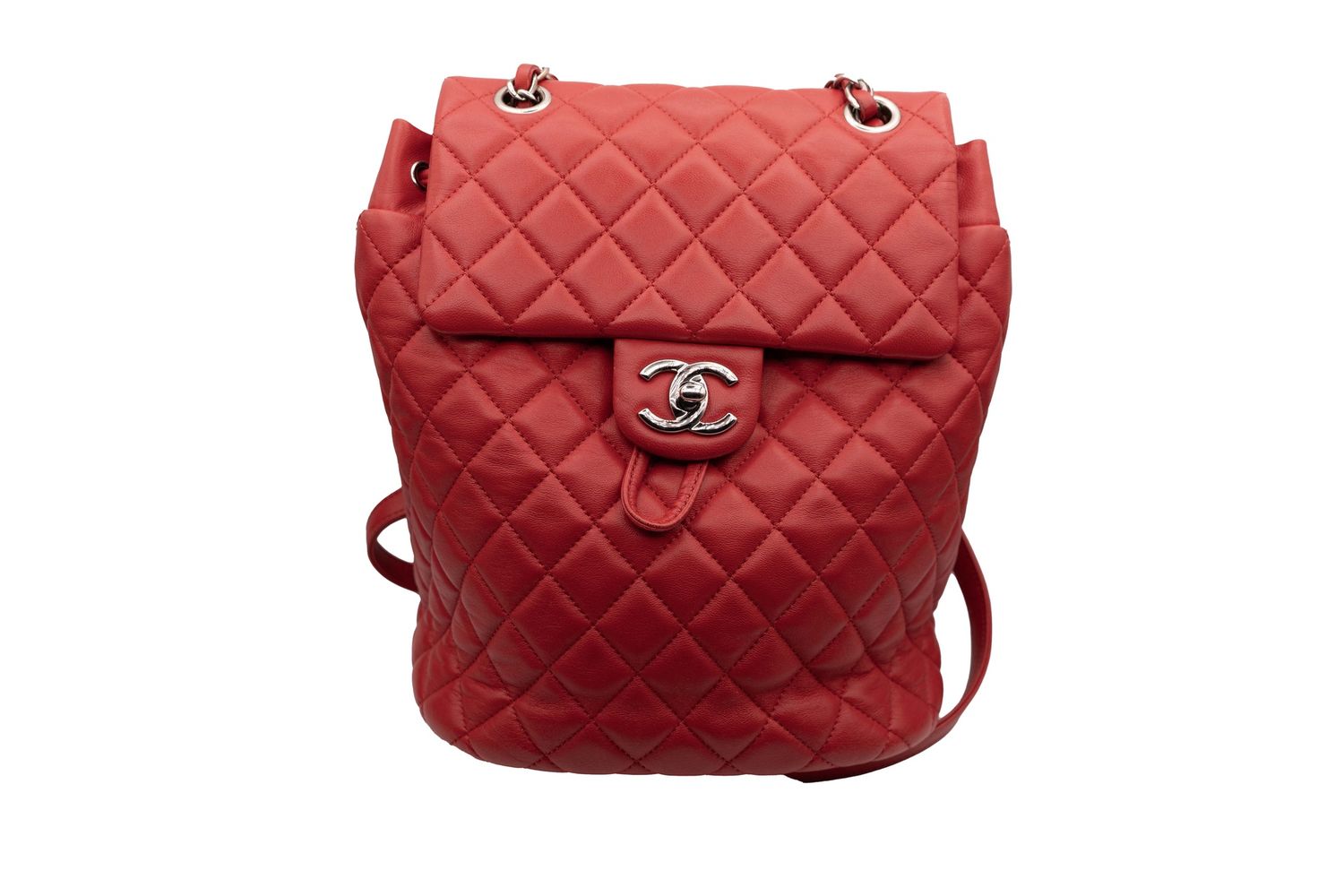 Chanel Red Small Backpack
