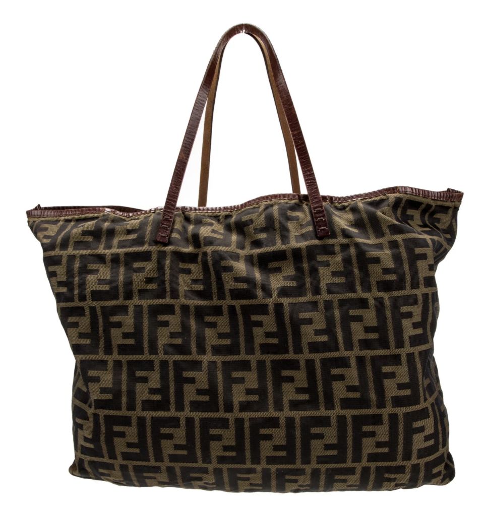 Fendi Zucca Roll Tote