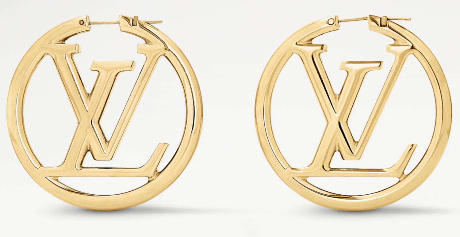Louis Vuitton Louise Hoop GM Earrings