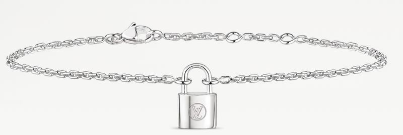 Louis Vuitton Lockit Bracelet, Sterling Silver