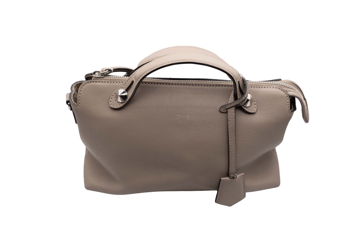 Fendi Leather By The Way 2 Way Taupe