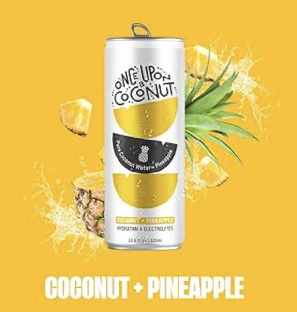 ONCE UPON A COCONUT- COCONUT WATER + PINEAPPLE