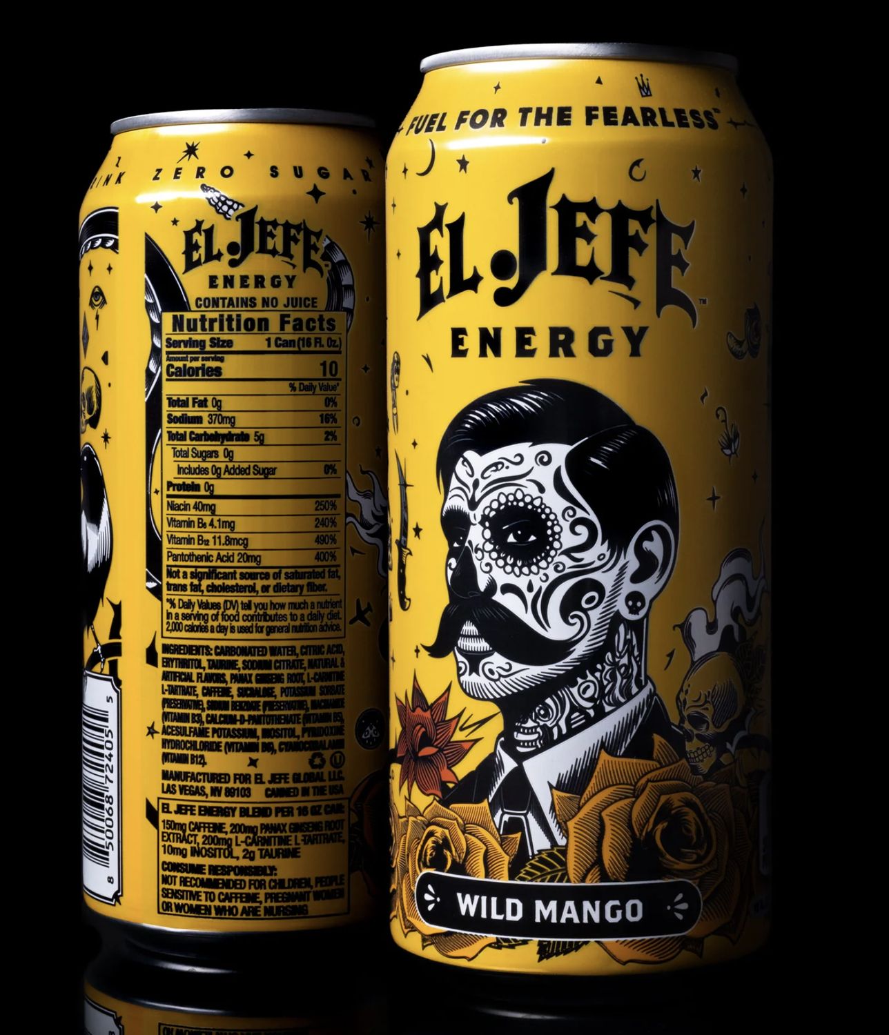 EL. JEFE WILD MANGO ENERGY DRINK