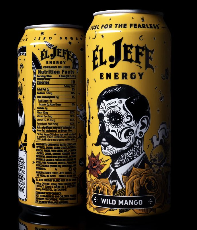 EL. JEFE WILD MANGO ENERGY DRINK