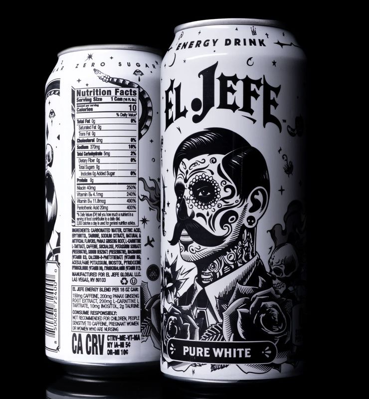EL. JEFE PURE WHITE ENERGY DRINK