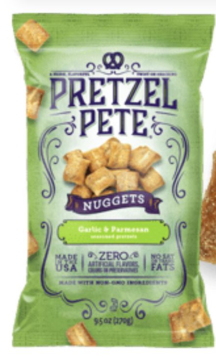 PRETZEL PETE GARLIC &amp; PARMESAN NUGGETS 9.5OZ