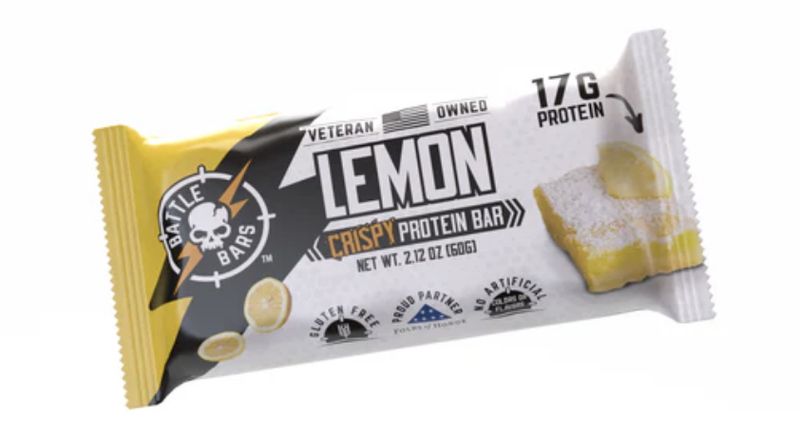 BATTLE BARS LEMON PROTEIN BAR