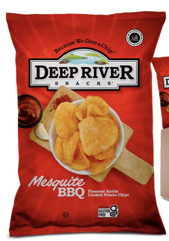 DEEP RIVER MESQUITE BBQ POTATO CHIPS 2OZ