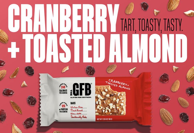 THE GFB CRANBERRY + TOASTED ALMOND BAR