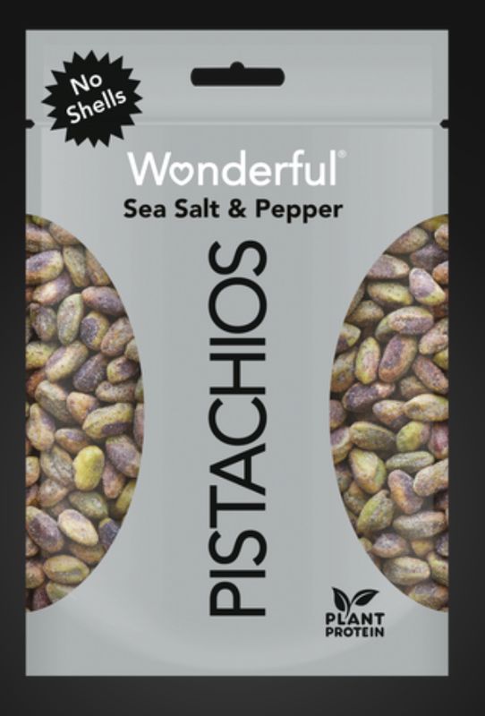 WONDERFUL PISTACHIOS SEA SALT &amp; PEPPER