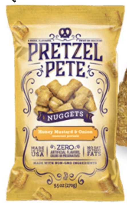 PRETZEL PETE HONEY MUSTARD &amp; ONION NUGGETS