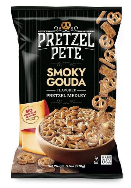 PRETZEL PETE SMOKY GOUDA PRETZEL MEDLEY
