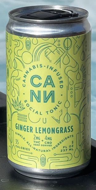 CANN GINGER LEMONGRASS SOCIAL TONIC 2MG