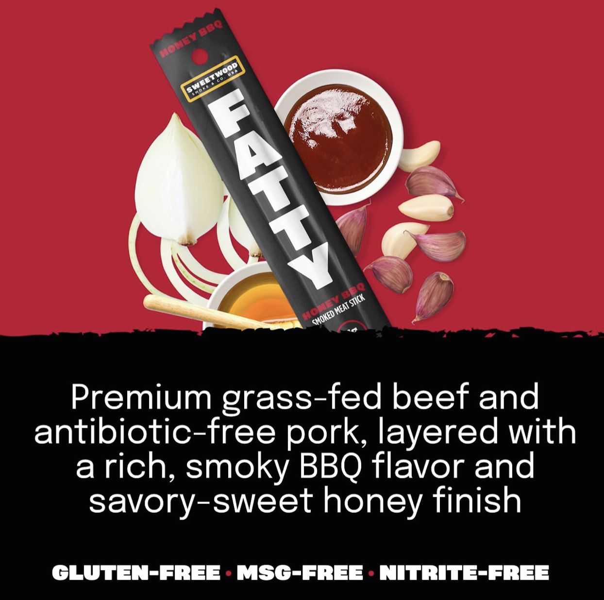 FATTY HONEY BBQ SMOKED MEAT STICK