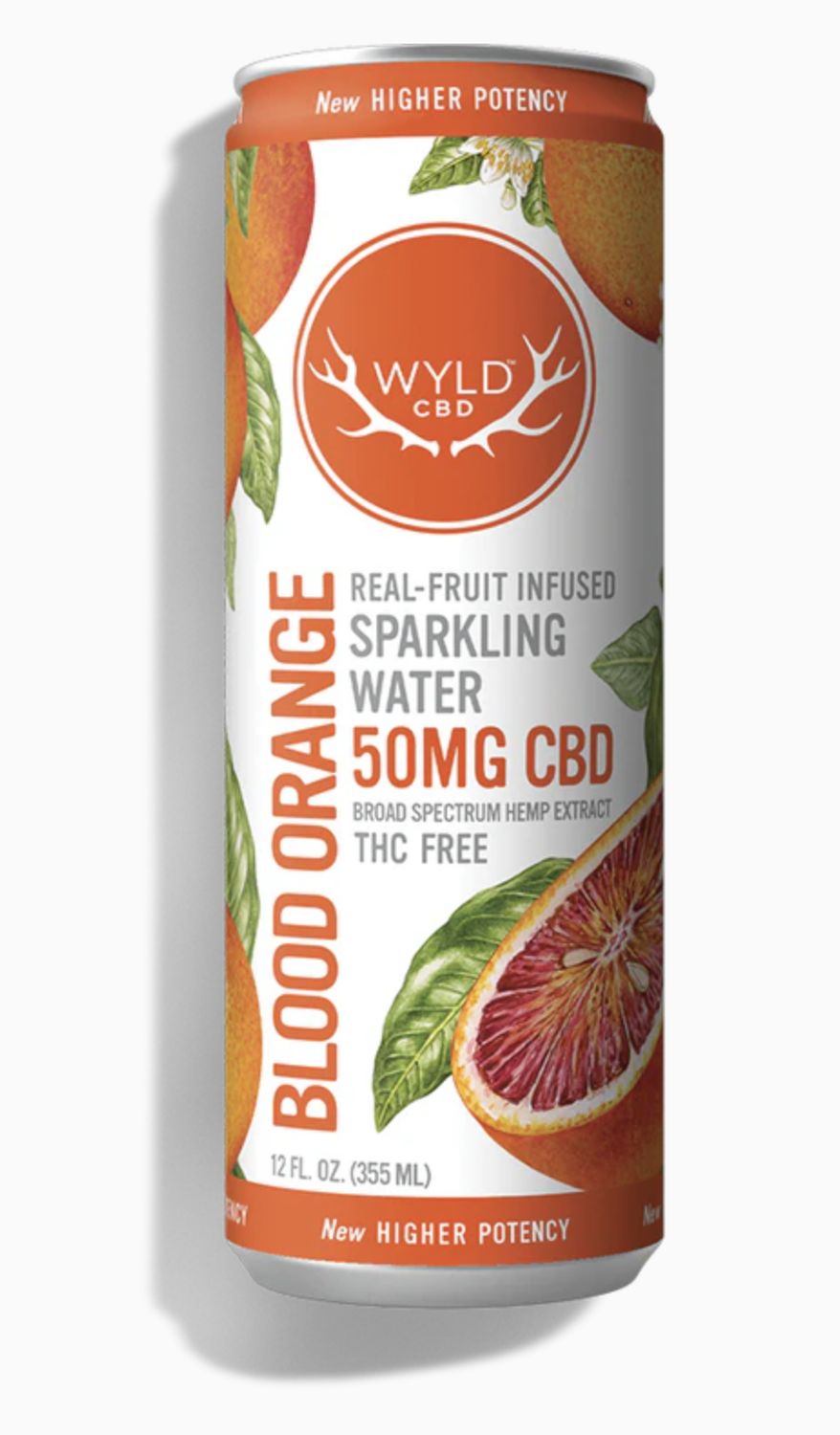 WYLD BLOOD ORANGE SPARKLING WATER CBD