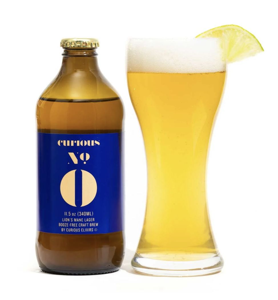 CURIOUS ELIXIRS LION&#39;S MANE LAGER