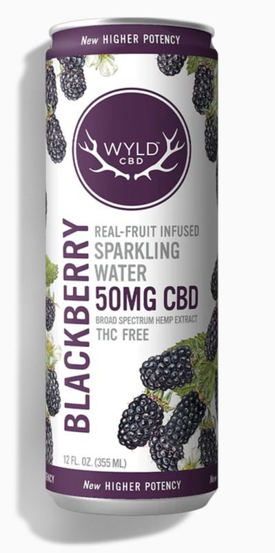 WYLD BLACKBERRY SPARKLING WATER CBD