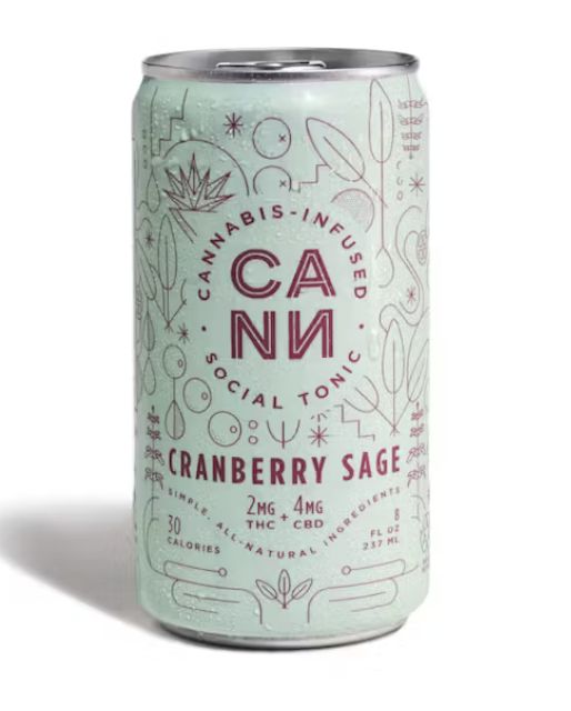CANN CRANBERRY SAGE SOCIAL SAGE 2MG