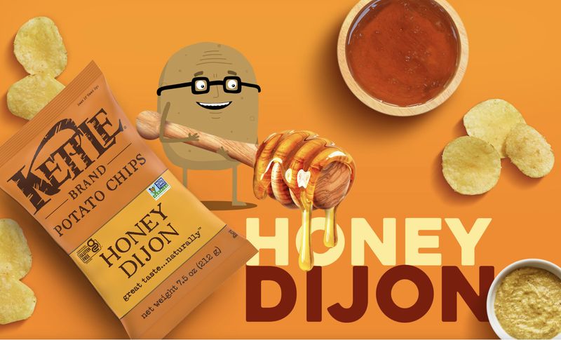KETTLE HONEY DIJON POTATO CHIP 5OZ
