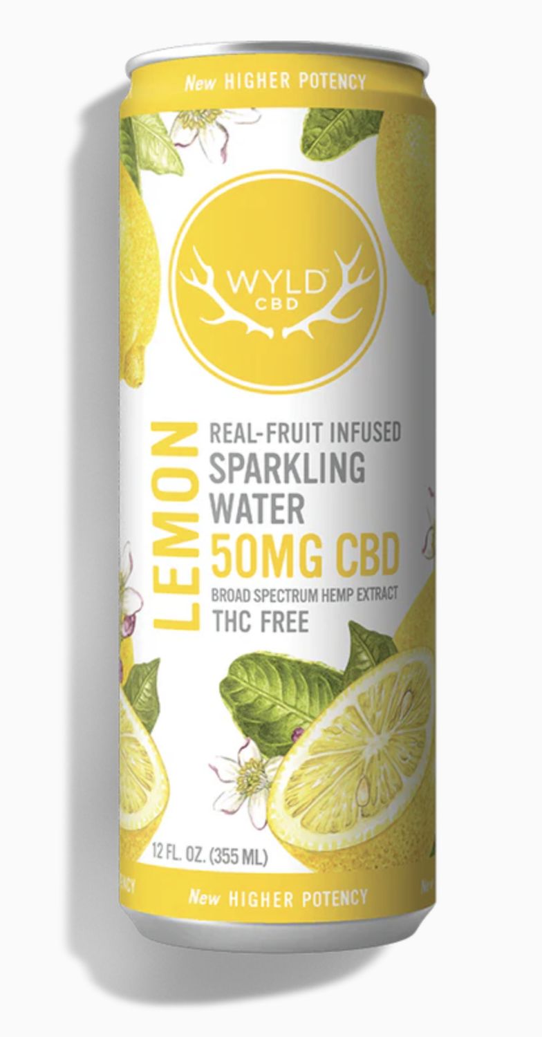 WYLD LEMON SPARKLING WATER CBD