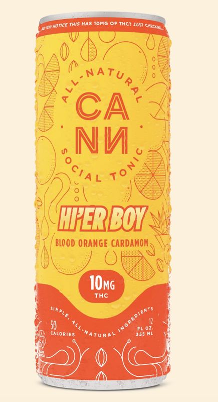 CANN BLOOD ORANGE CARDAMOM HI&#39;ER BOY 10MG