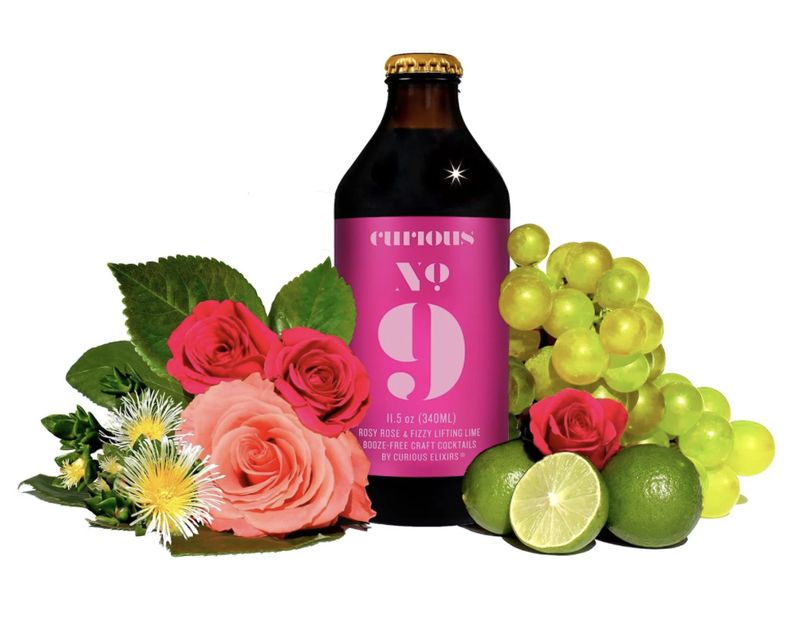 CURIOUS ELIXIRS ROSY ROSE WITH FIZZY LIFTING LIME
