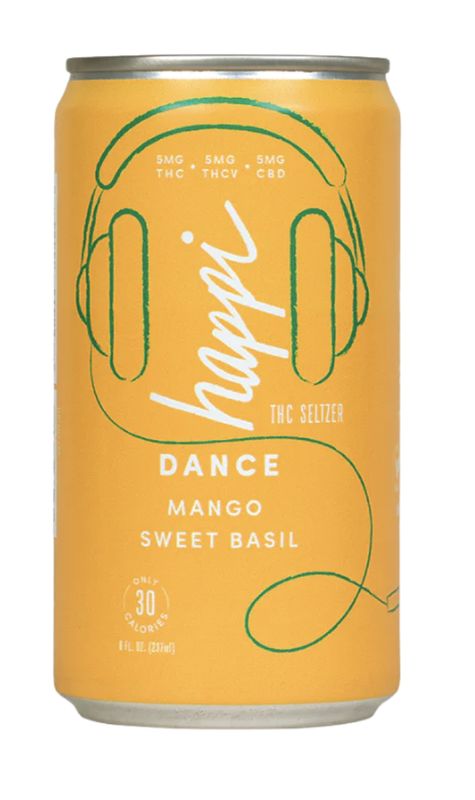 HAPPI DANCE MANGO SWEET BASIL 5MG