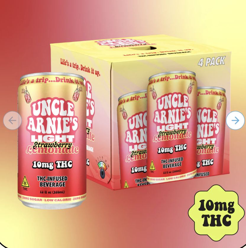 UNCLE ARNIE'S LIGHT STRAWBERRY LEMONADE 10MG