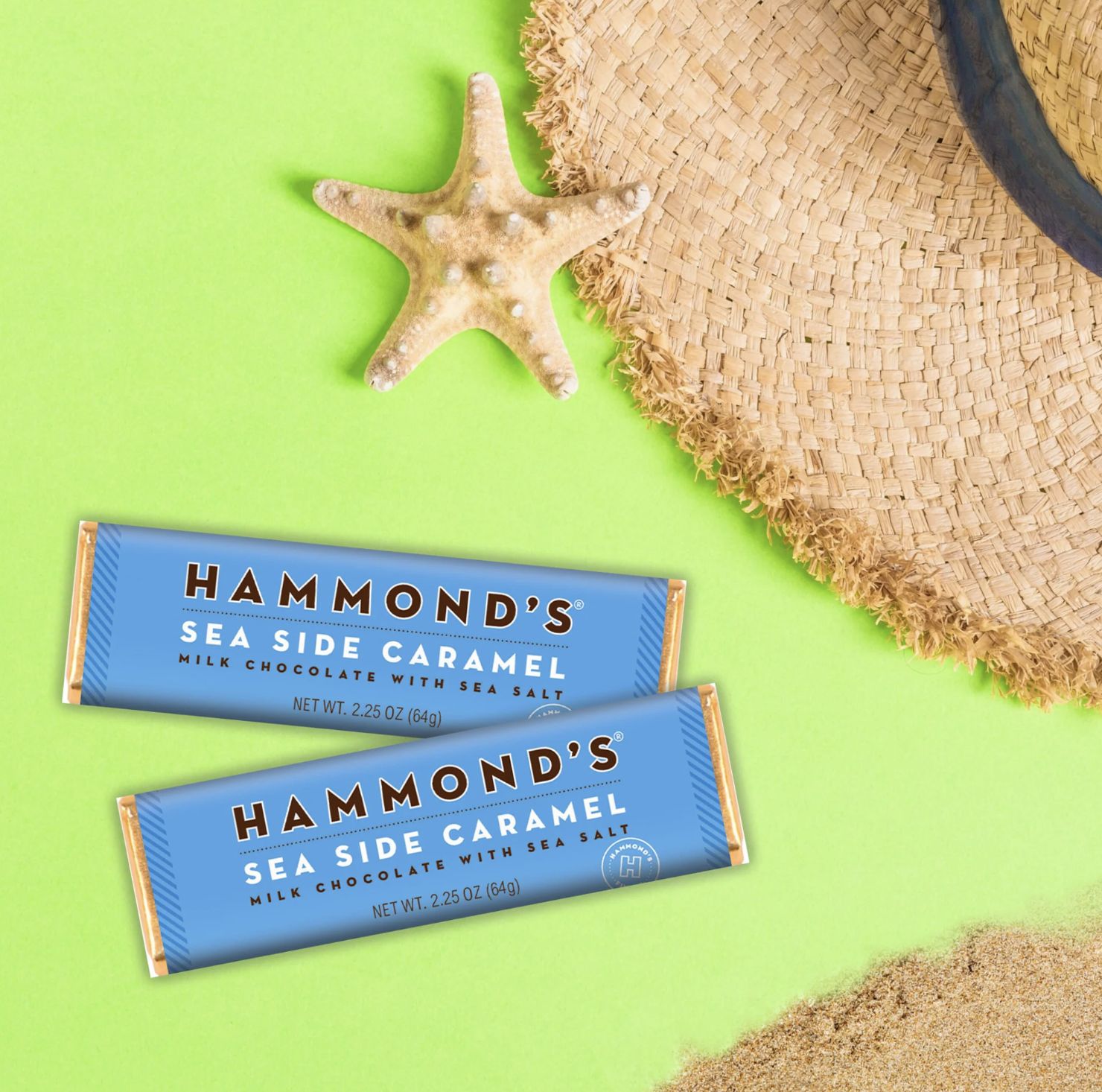 HAMMOND'S SEA SIDE CARAMEL CHOCOLATE BAR
