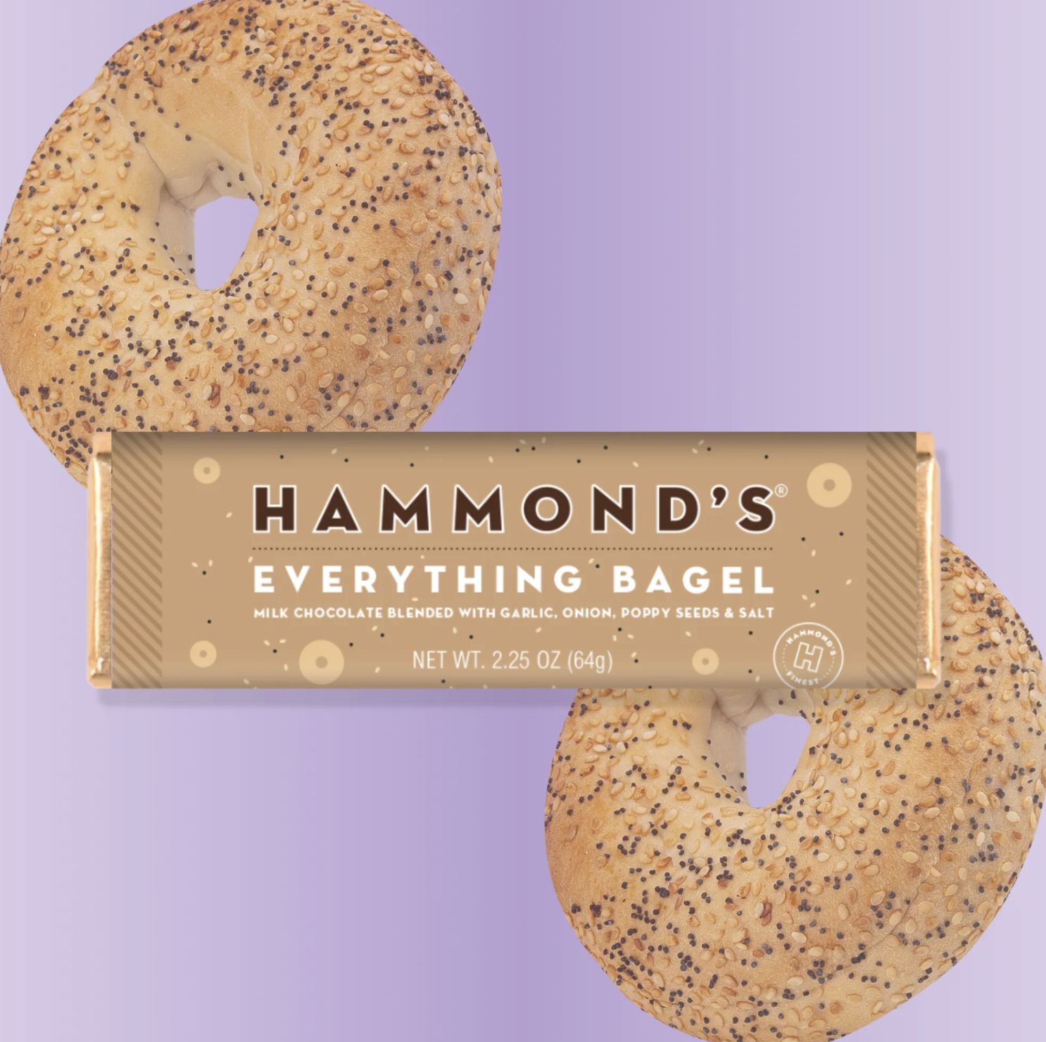 HAMMOND'S EVERYTHING BAGEL CHOCOLATE BAR