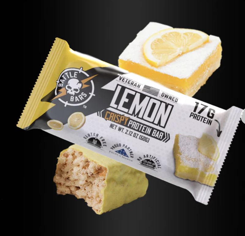 BATTLE BARS LEMON PROTEIN BAR