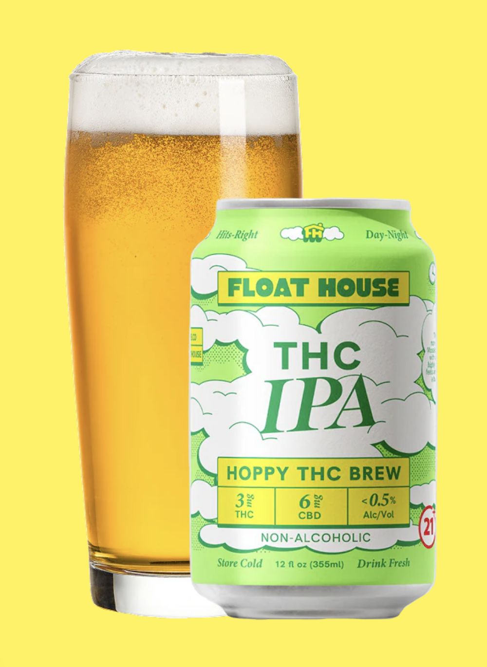 FLOAT HOUSE IPA HOPPY THC BREW 3MG