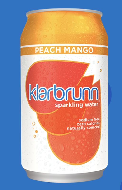 KLARBRUNN PEACH MANGO SPARKLING WATER