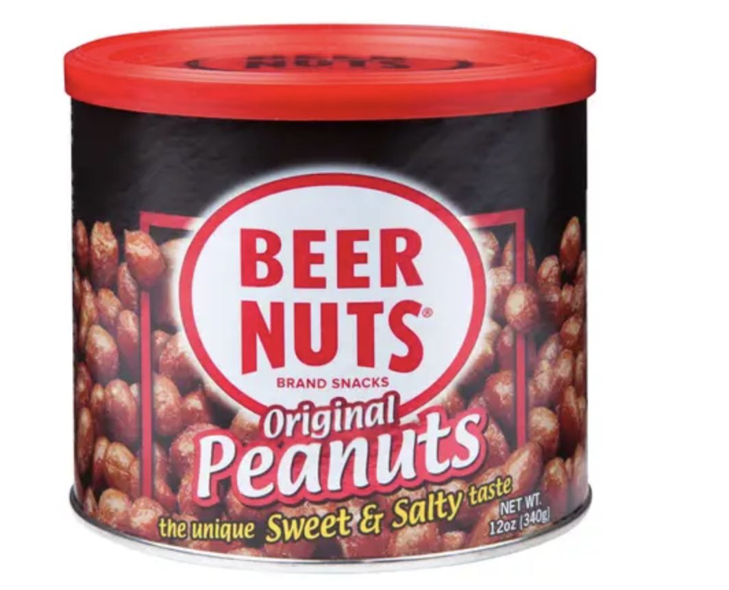 BEER NUTS ORIGINAL PEANUT CAN 12OZ