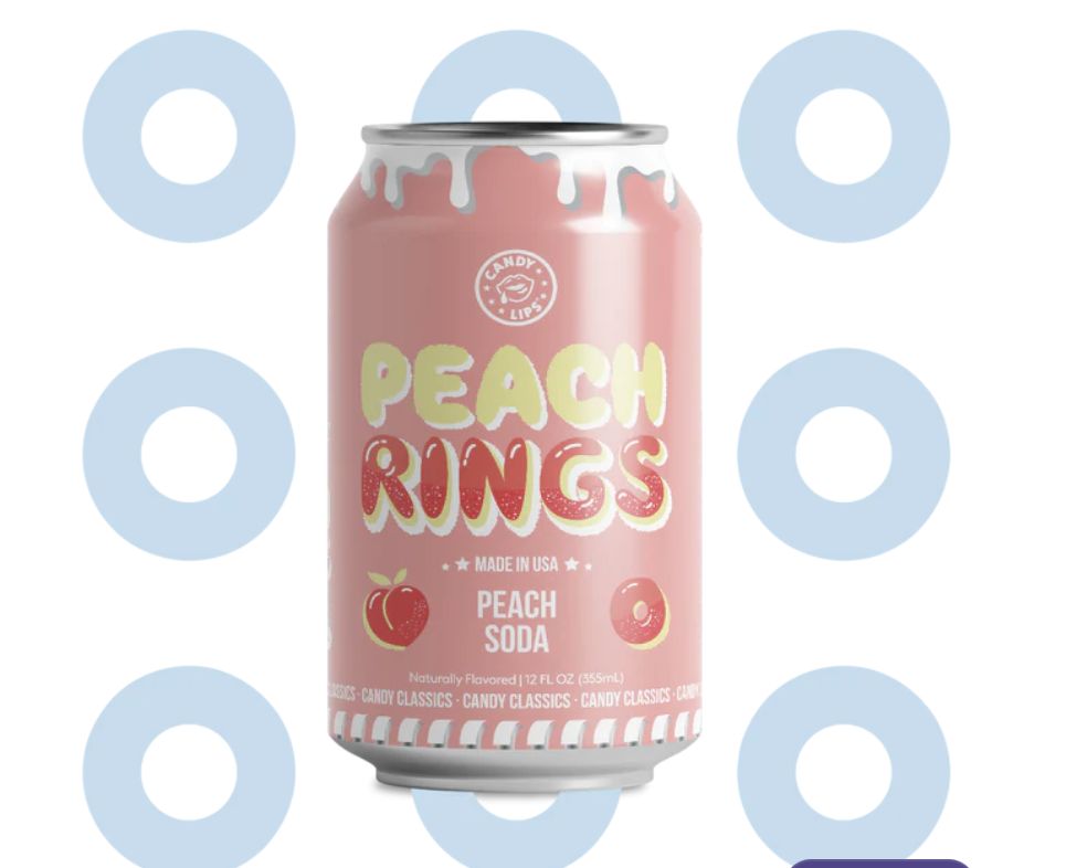 CANDY LIPS PEACH RINGS SODA