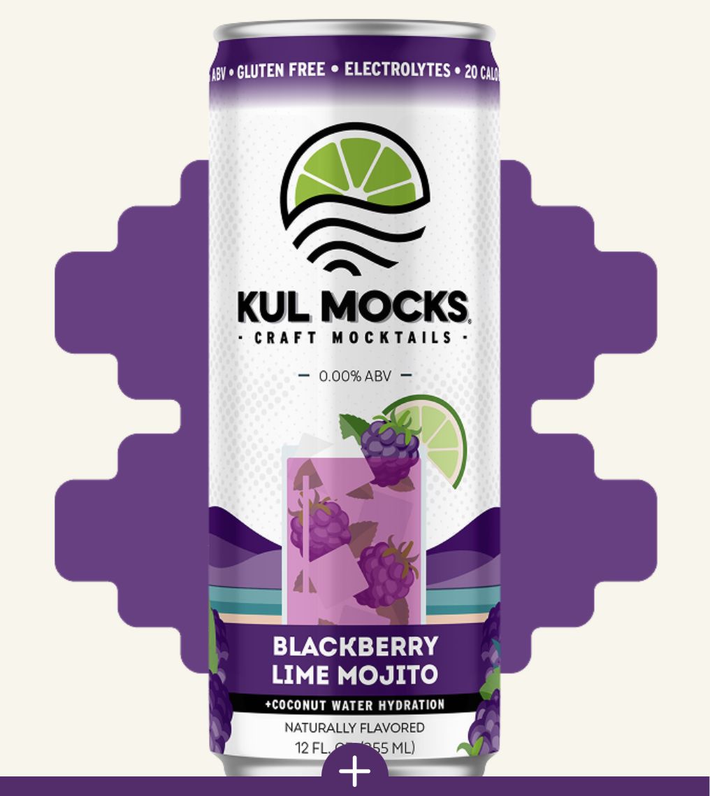 KUL MOCKS BLACKBERRY LIME MOJITO MOCKTAILS