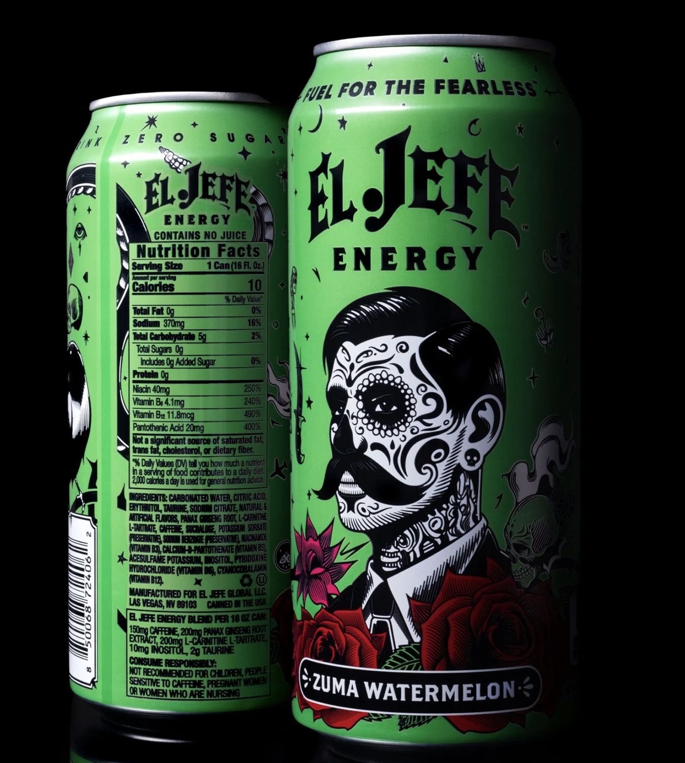 EL. JEFE ZUMA WATERMELON ENERGY DRINK