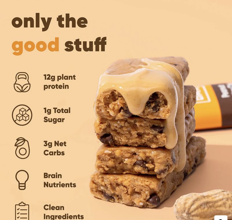 IQ BAR PEANUT BUTTER CHIP BAR